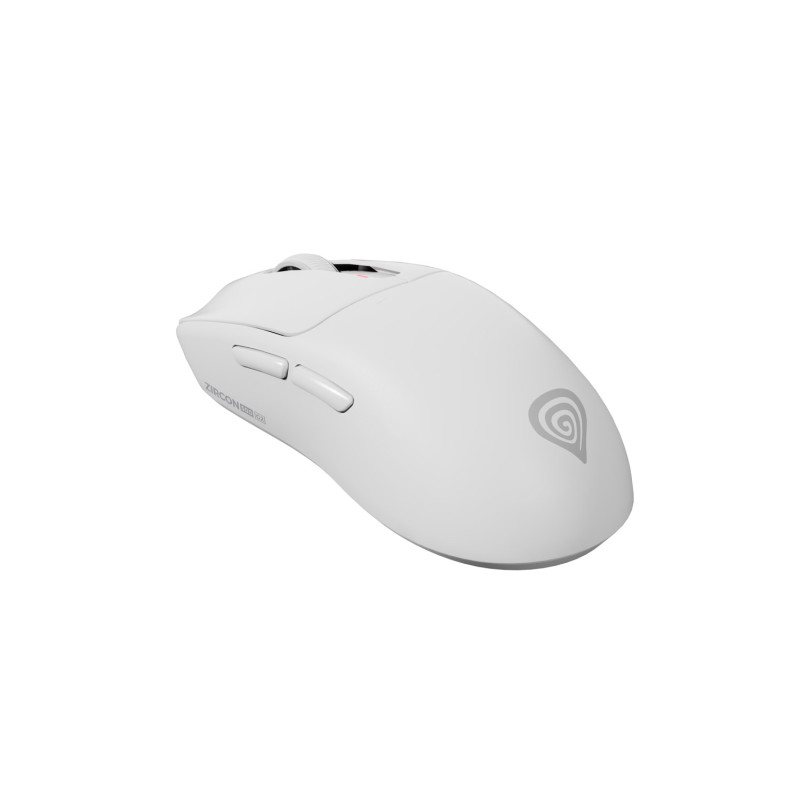 Genesis herná myš ZIRCON 500 G2/Herná/Optická/10 000 DPI/USB+BT/Biela
