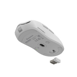 Genesis herná myš ZIRCON 500 G2/Herná/Optická/10 000 DPI/USB+BT/Biela