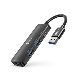 HUB USB C-tech UHB-U3-AC, 3x USB-A/1x USB-C/USB 3.0