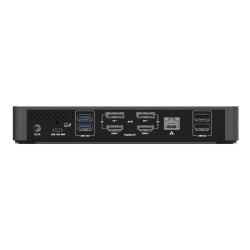 NONAME - PORT CONNECT Univerzálna dokovacia stanica USB-C, 2× 4K, HDMI / DisplayPort