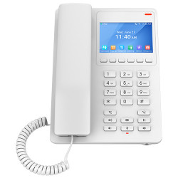 Grandstream GHP630W SIP WiFi hotelový telefón s displejom, biely