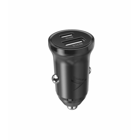 AUTONABÍJAČKA CL-04, PD, 30W, USB-C + USB-A ČIERNA