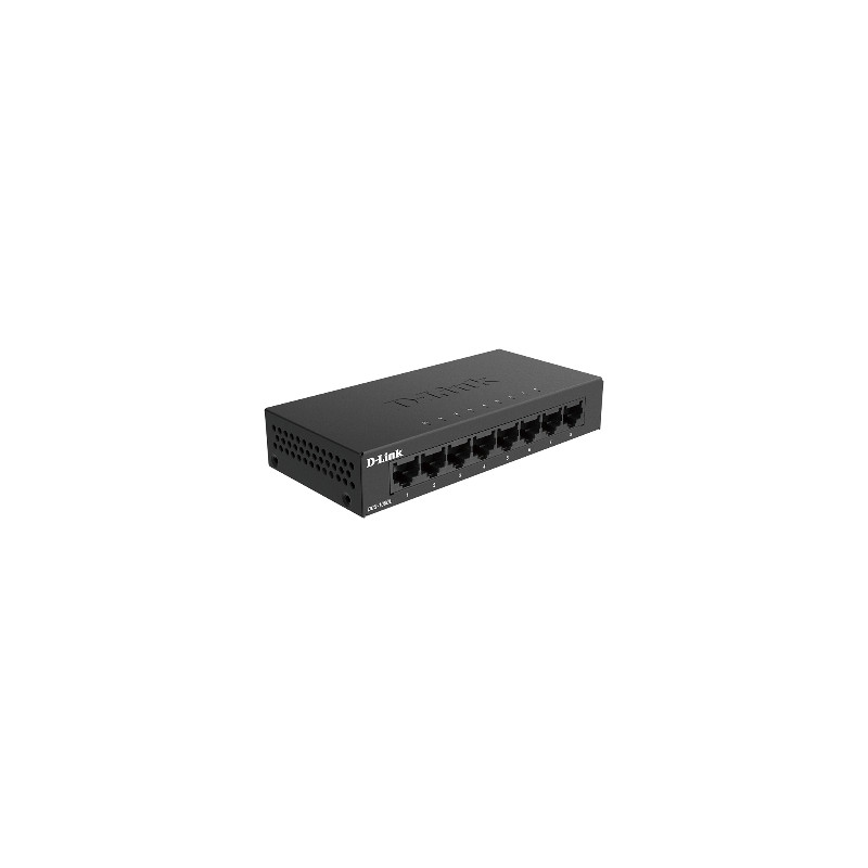 D-Link DGS-108GL Kovový 8-portový Gigabit stolný switch