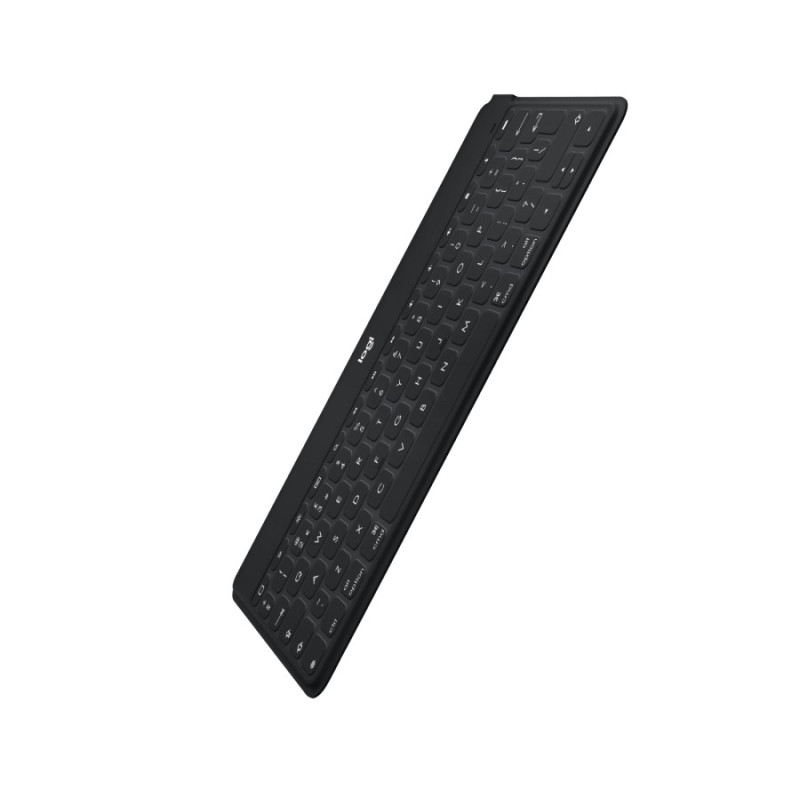 Logitech KEYS TO GO/Bezdrôtová Bluetooth/UK layout/Čierna