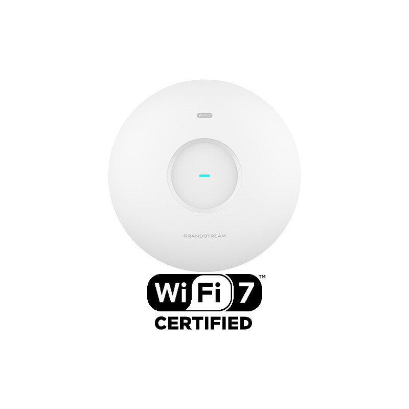 Grandstream GWN7670 AP, Wi-Fi 7, 802.11be, 2x2:2 MIMO s MLO, 4KQAM, MRU, 2x 2,5G Ethernet WAN/LAN