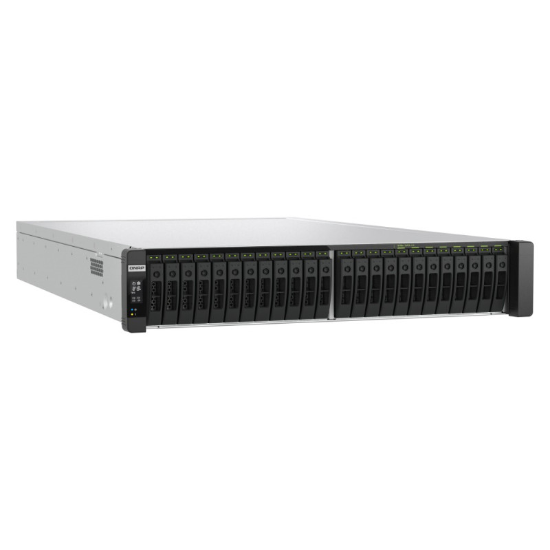 QNAP TDS-h2489FU-R2-4314-128G (2x Xeon, 128GB RAM, 24x 2,5'' U.2/SATA, 4x PCIe, 4x 2,5GbE, 2x 25GbE)