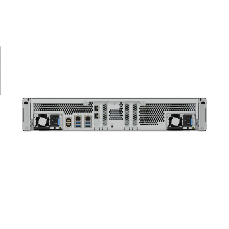 QNAP TDS-h2489FU-R2-4314-128G (2x Xeon, 128GB RAM, 24x 2,5'' U.2/SATA, 4x PCIe, 4x 2,5GbE, 2x 25GbE)