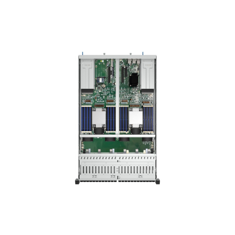 QNAP TDS-h2489FU-R2-4314-128G (2x Xeon, 128GB RAM, 24x 2,5'' U.2/SATA, 4x PCIe, 4x 2,5GbE, 2x 25GbE)