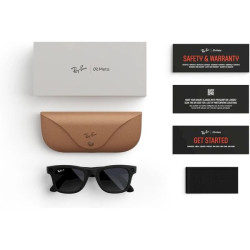 GOOGLE - Meta Ray-Ban Gen2 Wayfarer, Matte Black, Graphite (Large)