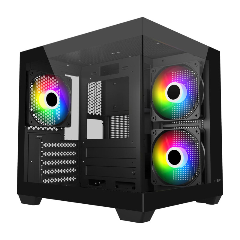 FSP S140-BA/SFF & Desktop/Transpar./Čierna