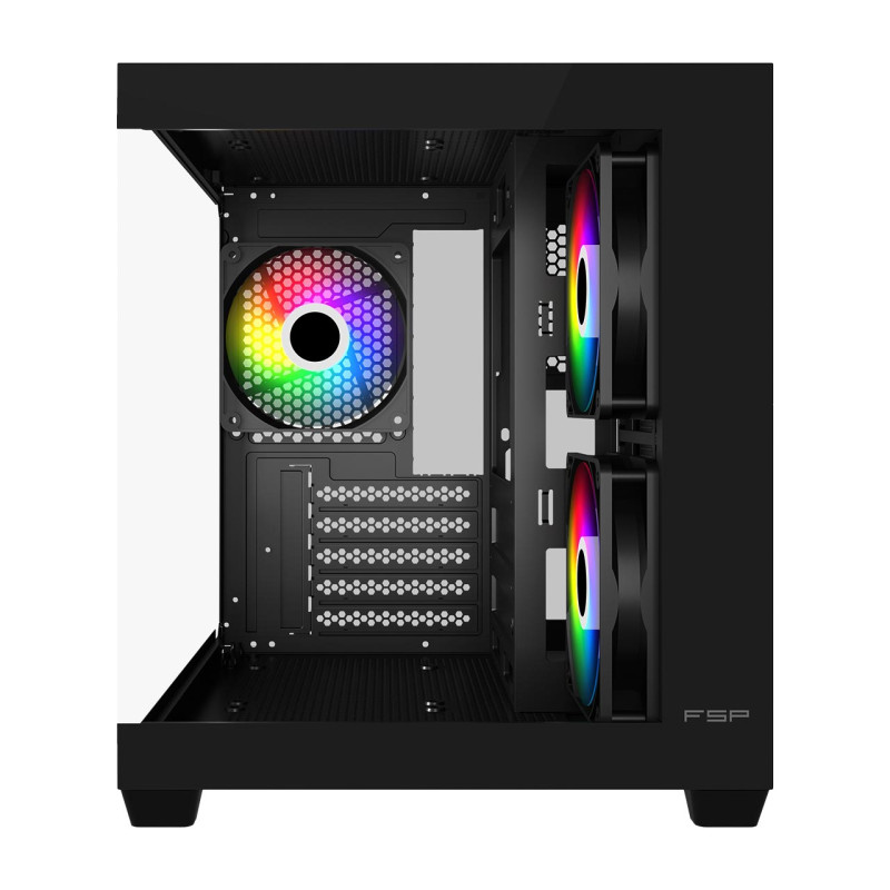 FSP S140-BA/SFF & Desktop/Transpar./Čierna