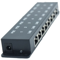 MaxLink pasívny POE panel, 8 portov
