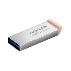 ADATA UR350/64GB/USB 3.2/USB-A/hnedá