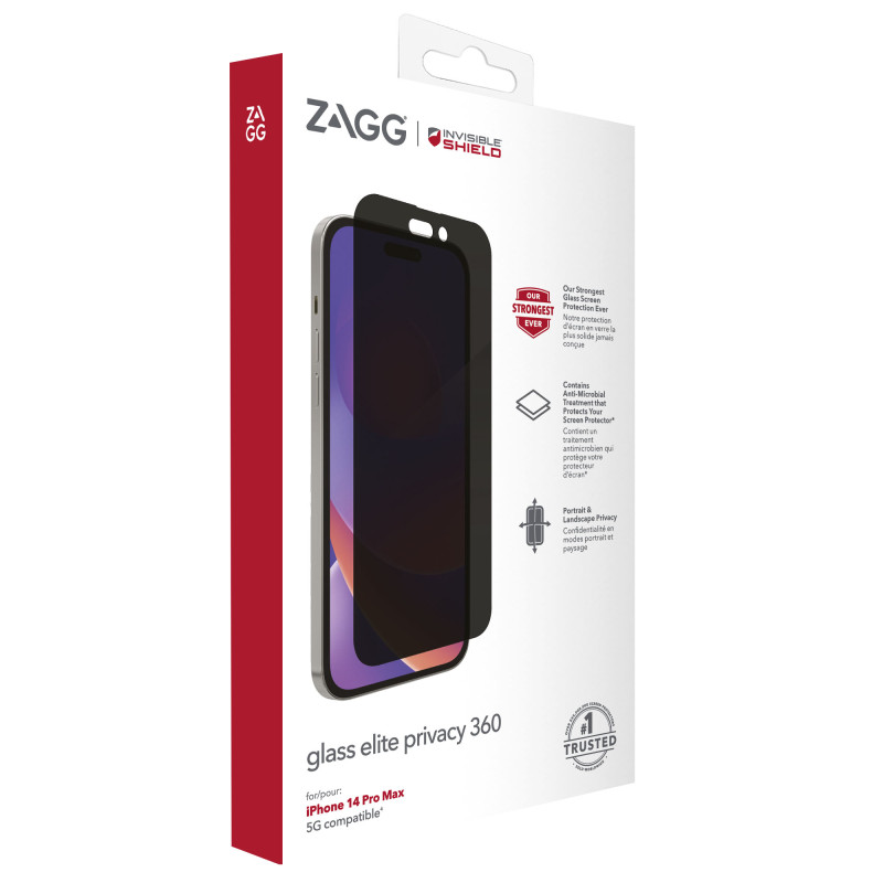 INVISIBLESHIELD - ZAGG Invisible Shield Elite Privacy 360 sklo iPhone 14 Pro Max