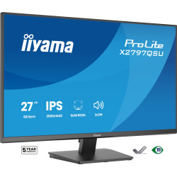 iiyama ProLite/X2797QSU-B1/27''/IPS/QHD/75Hz/1ms/Čierna/5R