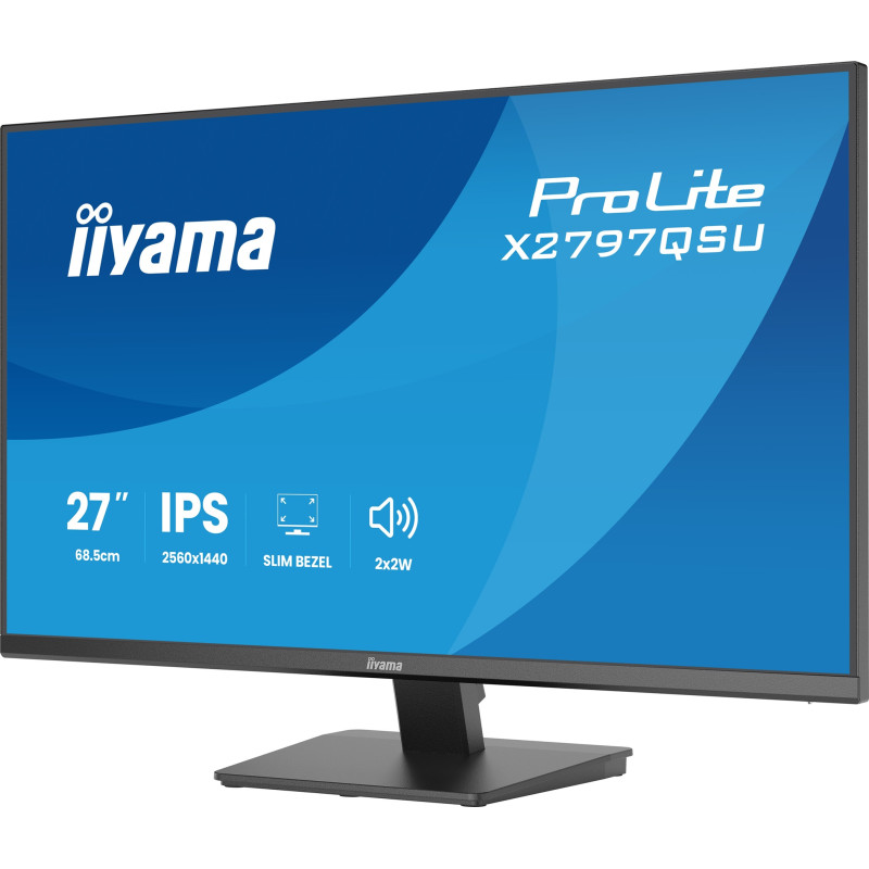iiyama ProLite/X2797QSU-B1/27''/IPS/QHD/75Hz/1ms/Čierna/5R