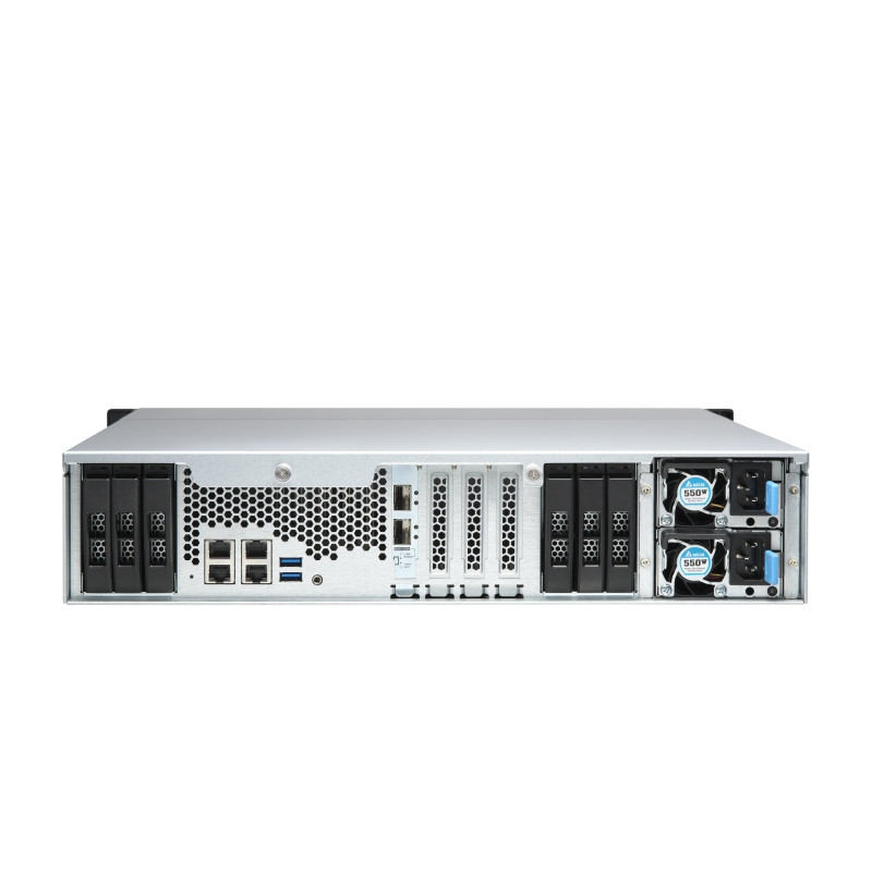 QNAP TS-h1886XU-RP-R2-D1622-32G (Xeon 3,2GHz, ZFS, 32GB ECC RAM, 12x3,5''+6x2,5'', 4xGbE,2x10GbE SFP+)