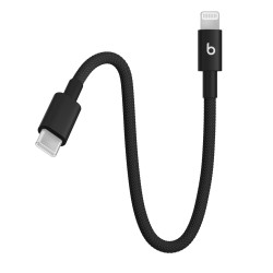 APPLE - Beats USB-C/Lightning Woven Cable(20cm)-Bolt Black