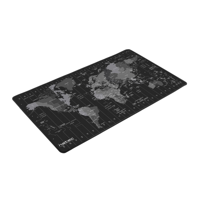 Maxi podložka pod myš Natec Time Zone Map, 40x80cm