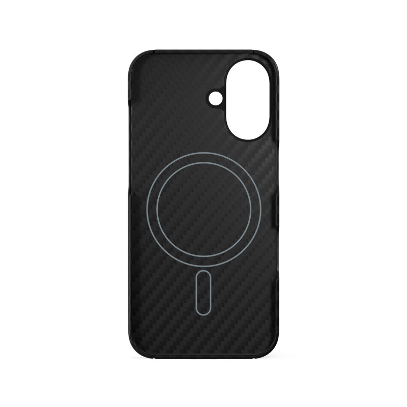 Epico Mag+ Carbon kryt pre iPhone 16 Plus - čierny