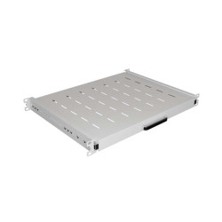 LANBERG POSUVNÁ POLICA PRO 19'' RACKOVÉ SKRINE 350MM ŠEDÁ (1U/445X350MM, NOSNOSŤ DO 35KG, 4PO