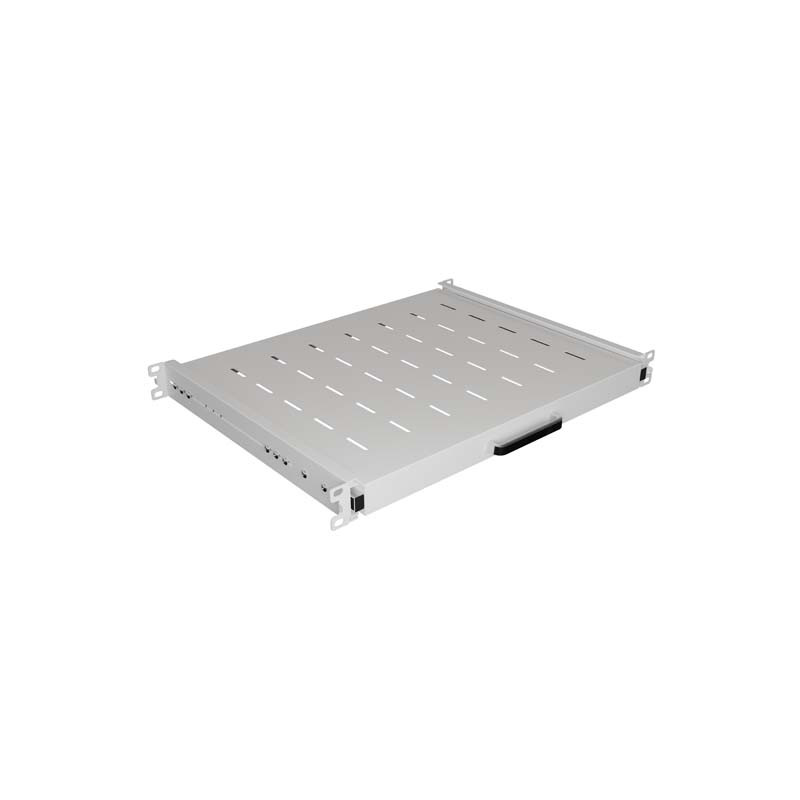 LANBERG POSUVNÁ POLICA PRO 19'' RACKOVÉ SKRINE 350MM ŠEDÁ (1U/445X350MM, NOSNOSŤ DO 35KG, 4PO