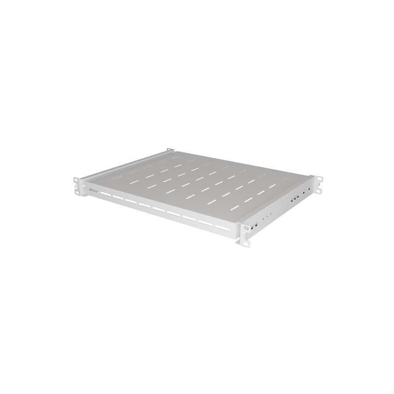 LANBERG POSUVNÁ POLICA PRO 19'' RACKOVÉ SKRINE 350MM ŠEDÁ (1U/445X350MM, NOSNOSŤ DO 35KG, 4PO