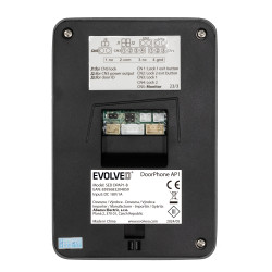 EVOLVEO DoorPhone AP1-2 drôtový videotelefón s aplikáciou, čierny