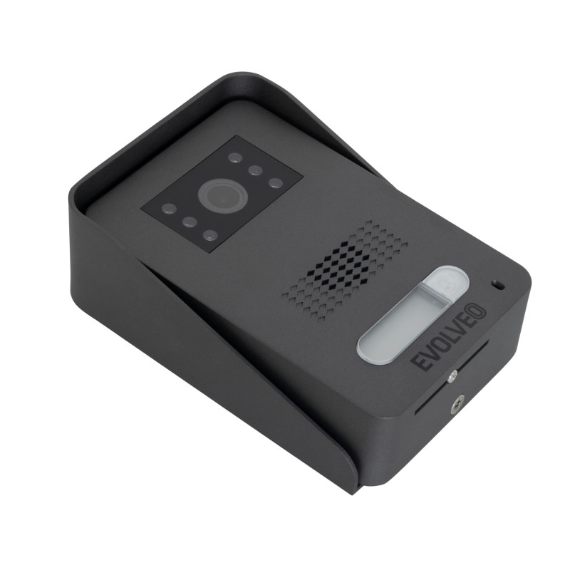 EVOLVEO DoorPhone AP1-2 drôtový videotelefón s aplikáciou, čierny