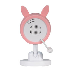 EVOLVEO Baby Monitor N35, detská pestúnka s kamerou, VOX, teplomer, nočné videnie, RGB svetlo, Ružová