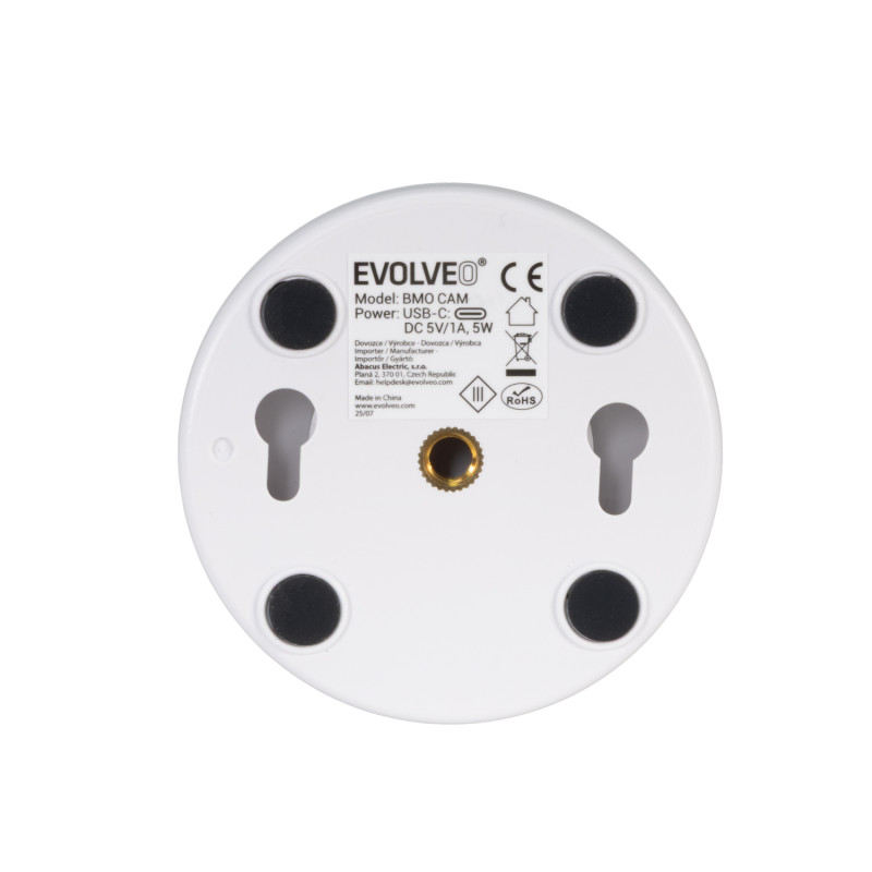 EVOLVEO Baby Monitor N35, detská pestúnka s kamerou, VOX, teplomer, nočné videnie, RGB svetlo, Ružová