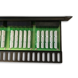 DATACOM Patch panel ISDN 50p.1U Integrovaný BLACK, 19''