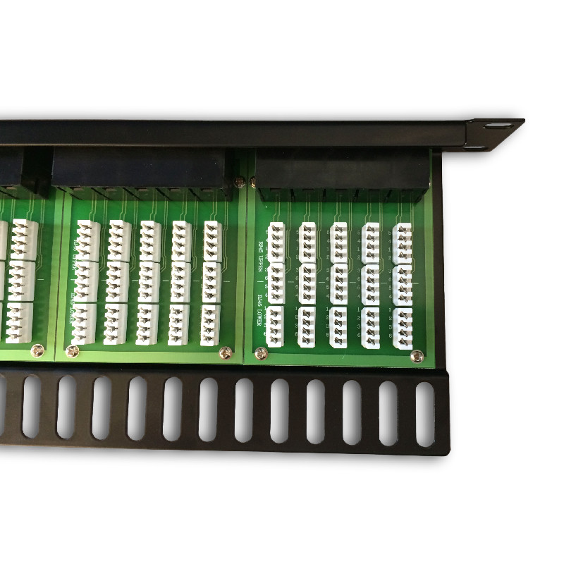 DATACOM Patch panel ISDN 50p.1U Integrovaný BLACK, 19''