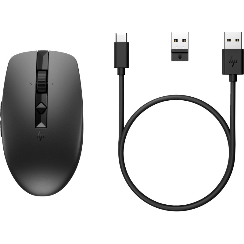 HP 715/Kancelárska/Optická/3 000 DPI/USB+BT/Čierna