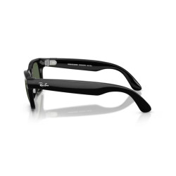 GOOGLE - Meta Ray-Ban Gen2 Wayfarer, Black, G15 Green (Large)