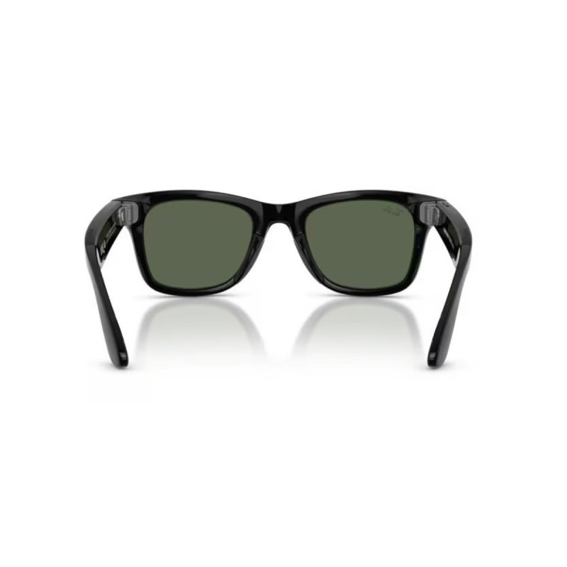 GOOGLE - Meta Ray-Ban Gen2 Wayfarer, Black, G15 Green (Large)