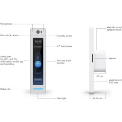 Ubiquiti UA-G3-Pro-W - UniFi Access G3 Reader Pro, biela