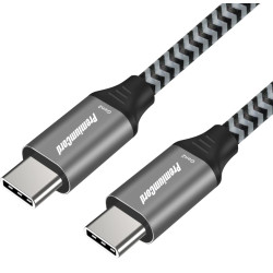 PremiumCord USB-C 3.2 gen2, opletenie 100W, 1,5m