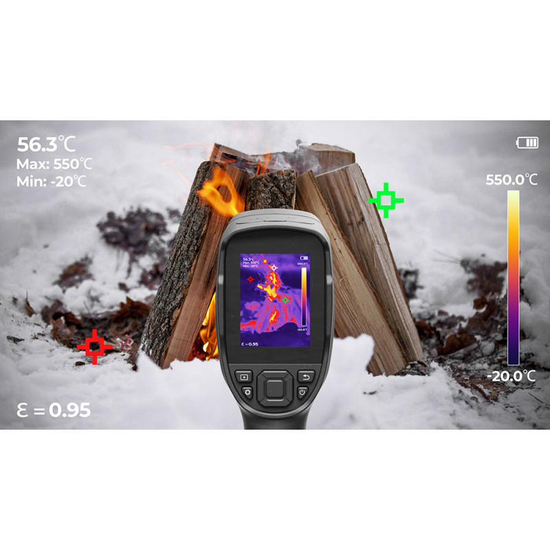 VIKING - TOPDON termálna infra kamera TC004Lite/2,8'' displej/160x120/IP54/zoom 4x/USB-C/