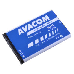 Batérie AVACOM GSNO-BL5C-S1100A do mobilu Nokia 6230, N70, Li-Ion 3,7 V 1100mAh (náhrada BL-5C)