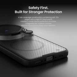 Nillkin CamShield Prop Magnetic Zadný Kryt pre Vivo X300 Ultra Transparent Black