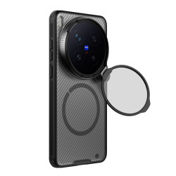 Nillkin CamShield Prop Magnetic Zadný Kryt pre Vivo X300 Ultra Transparent Black