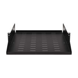 EATON - Polica pevná SmartRack 2U, nosnosť 45kg, hĺbka 546mm, montáž univerzálna, odvetrávaná