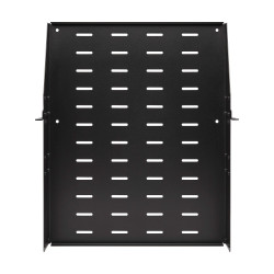 EATON - Polica pevná SmartRack 2U, nosnosť 45kg, hĺbka 546mm, montáž univerzálna, odvetrávaná