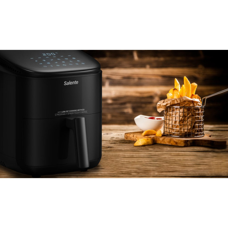 Salente AirFit, teplovzdušná fritéza 4v1, 3,5 l, čierna