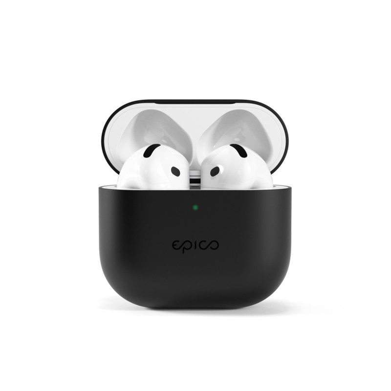 Epico silikónové Puzdro pre AirPods 4 - čierna