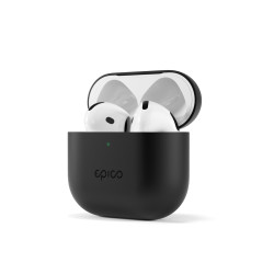 Epico silikónové Puzdro pre AirPods 4 - čierna