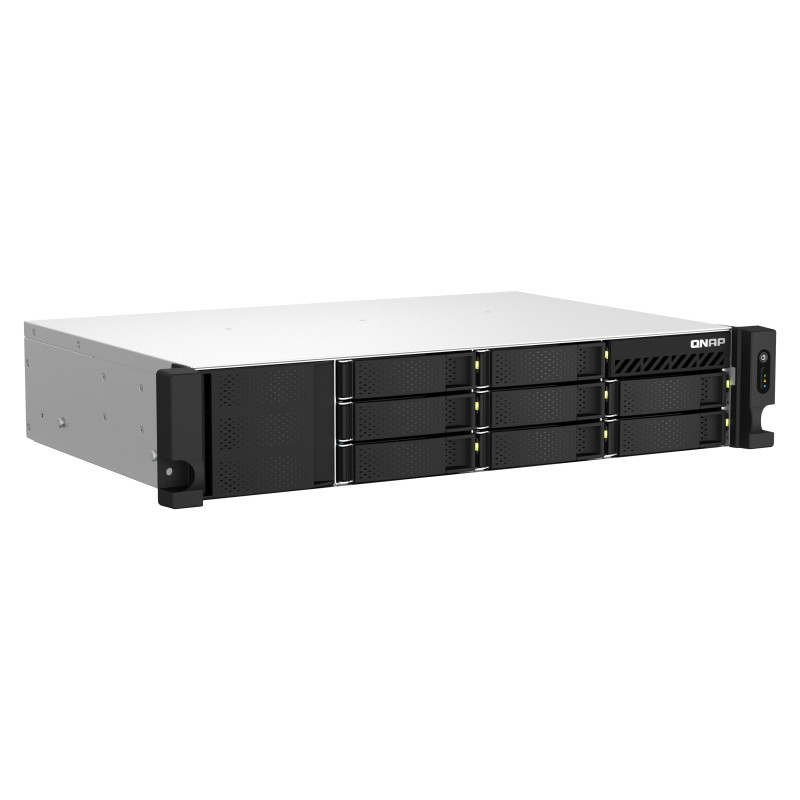 QNAP TS-873AeU-4G (Ryzen 2,2 GHz, 4 GB RAM, 8xSATA, 2x2,5 GbE, 1xPCIe, 2xM.2 sloty, malá hĺbka)