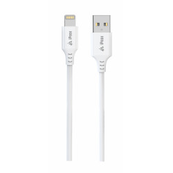 ER - TPU KÁBEL USB-A / LIGHTNING 1M, USB 2.0 BIELÝ