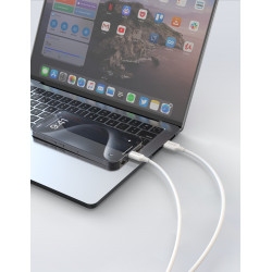 ER - TPU KÁBEL USB-A / LIGHTNING 1M, USB 2.0 BIELÝ